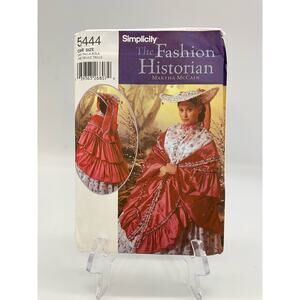 Simplicity 5444 The Fashion Historian Dress Sewing Pattern One Size UNCUT